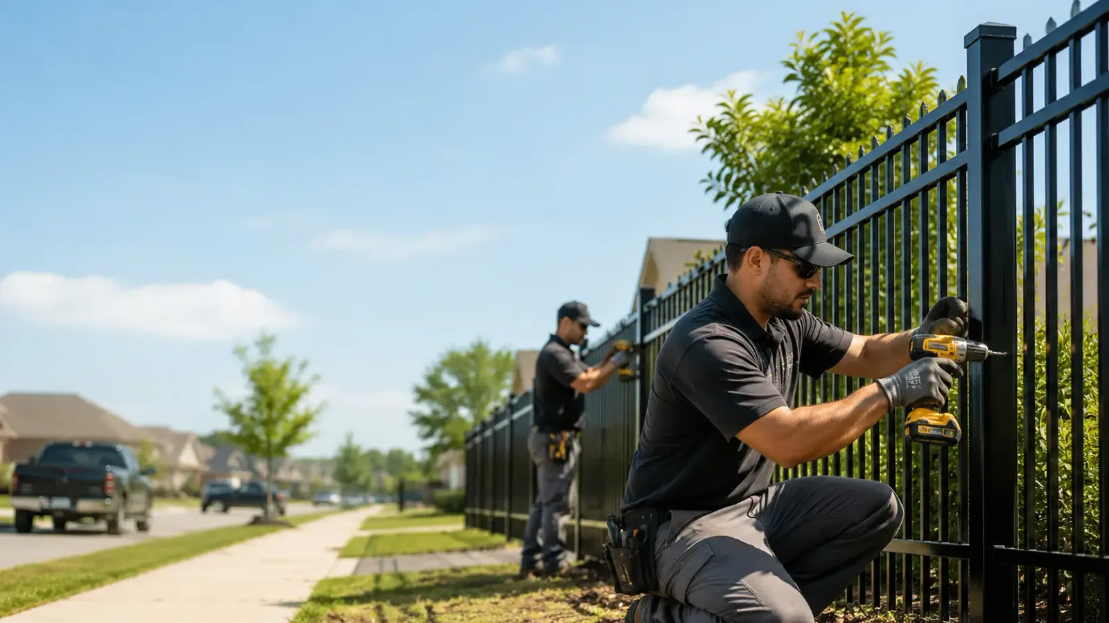 Metal Fence Installation in Alamo, IN